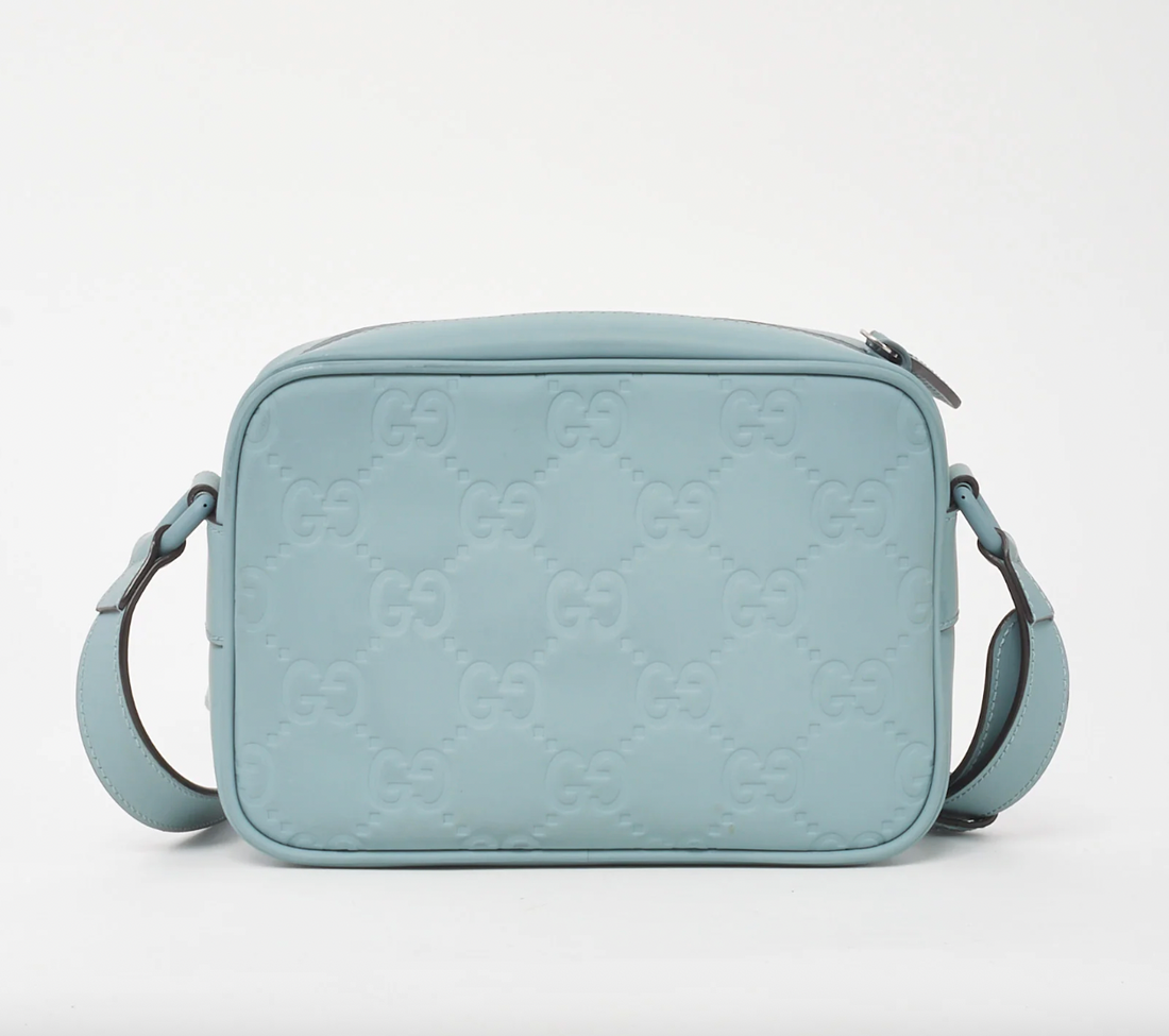 Gucci GG Rubber-Effect Mini Shoulder Bag
