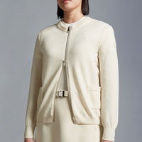 Moncler Zipped Wool Cardigan