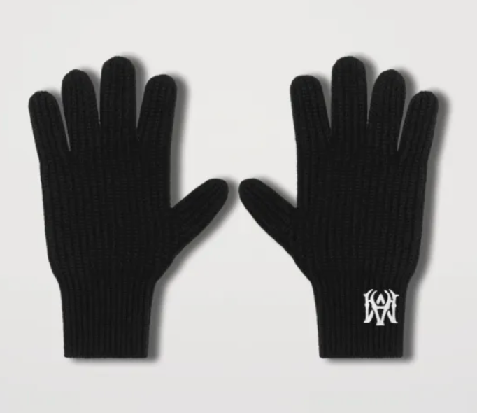 Amiri MA Gloves Black