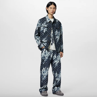 Louis Vuitton Floral Monogram Jeans