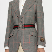 Gucci Belted Wool Blazer Jacket Women