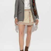 Gucci Belted Wool Blazer Jacket Women