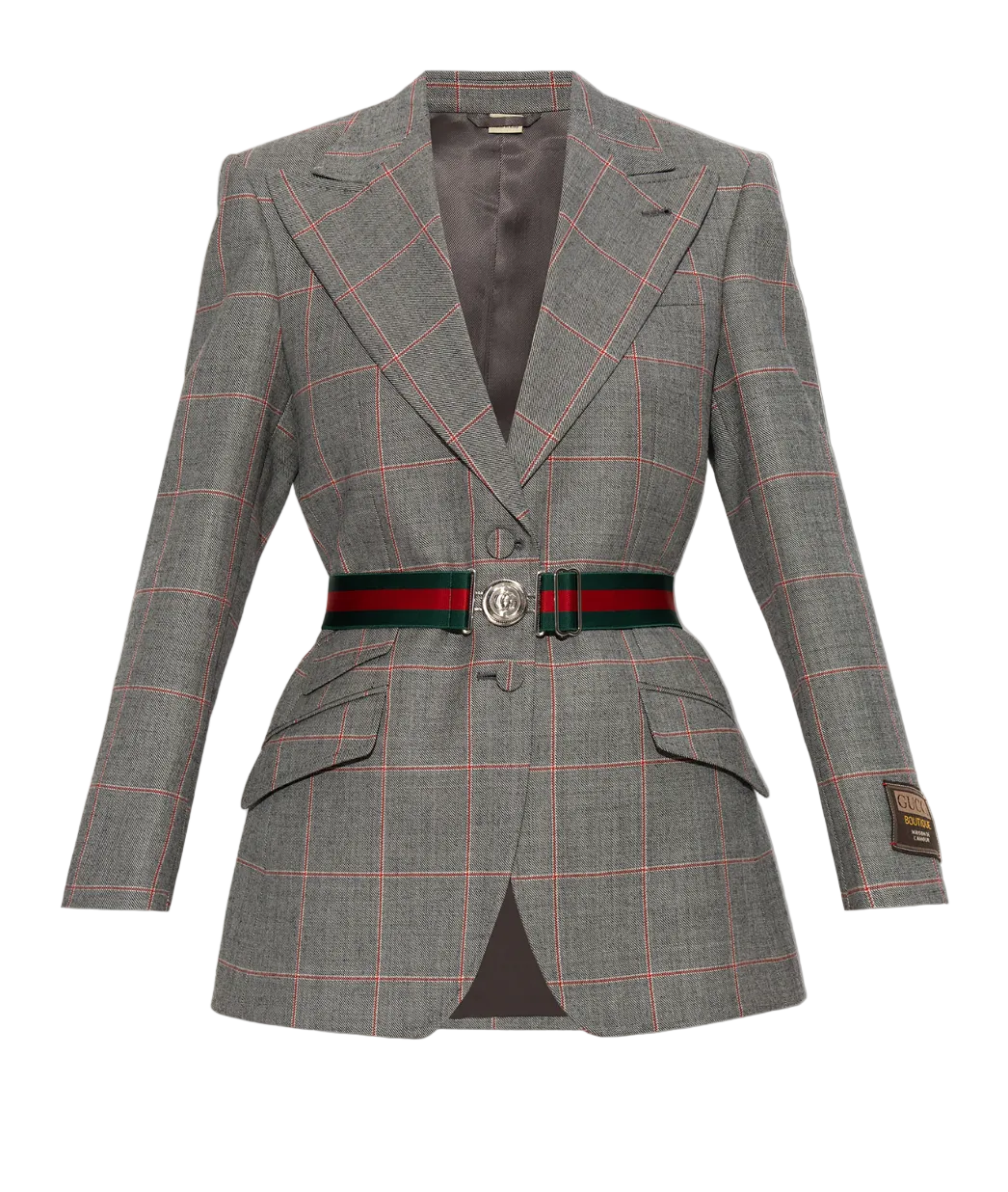 Gucci Belted Wool Blazer Jacket Women