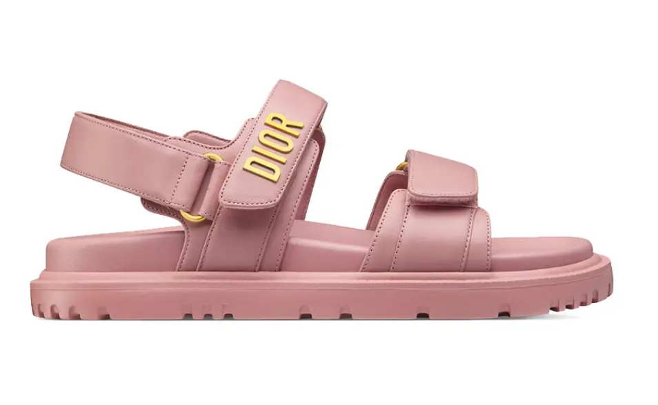 Dior D'act Pink Leather Sandal