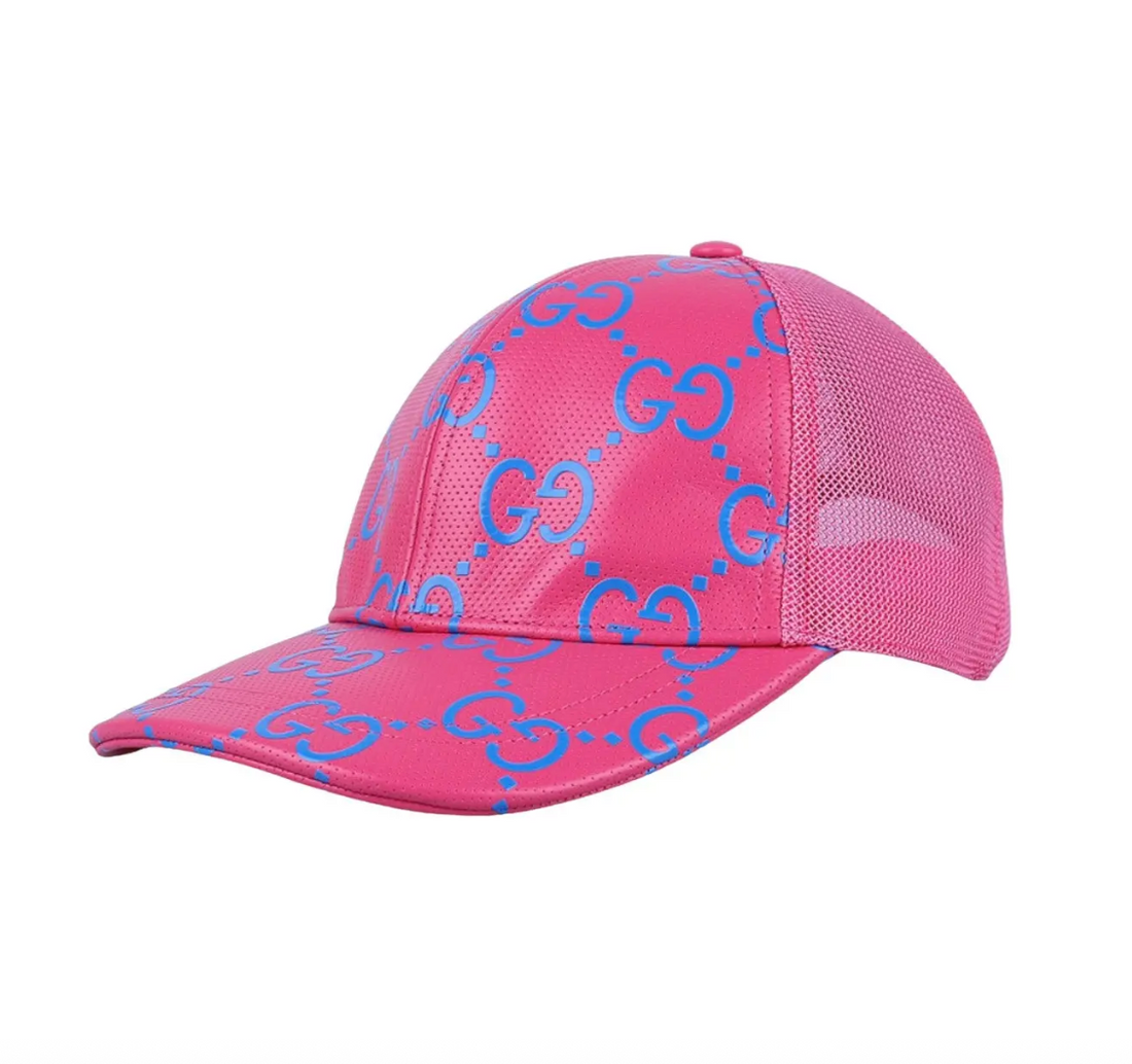 Gucci GG Leather Baseball Cap