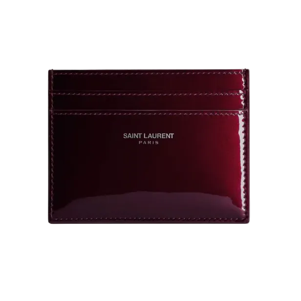 Saint Laurent Leather Card Holder