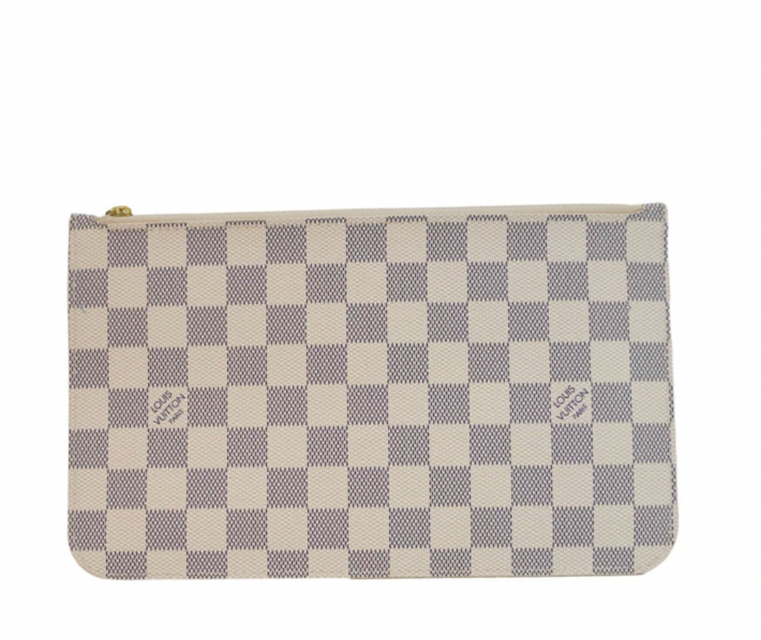 Louis Vuitton Neverfull Damier Azur Pouch
