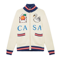 Casablanca Casa Swan Zip Up Jacket