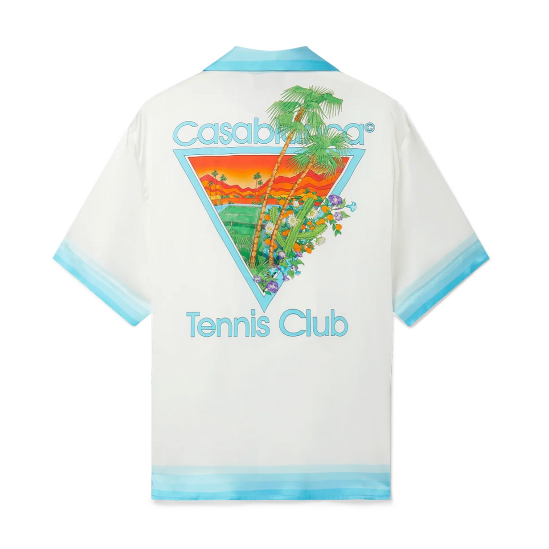 Casablanca Palm Springs Icon Silk Shirt