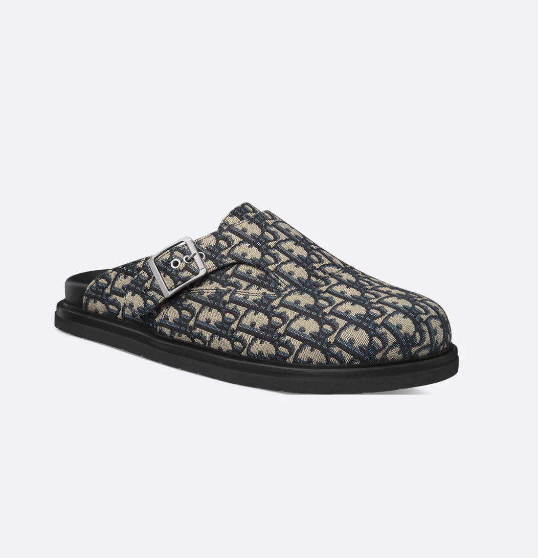 Dior Aqua Oblique Jacquard Mules