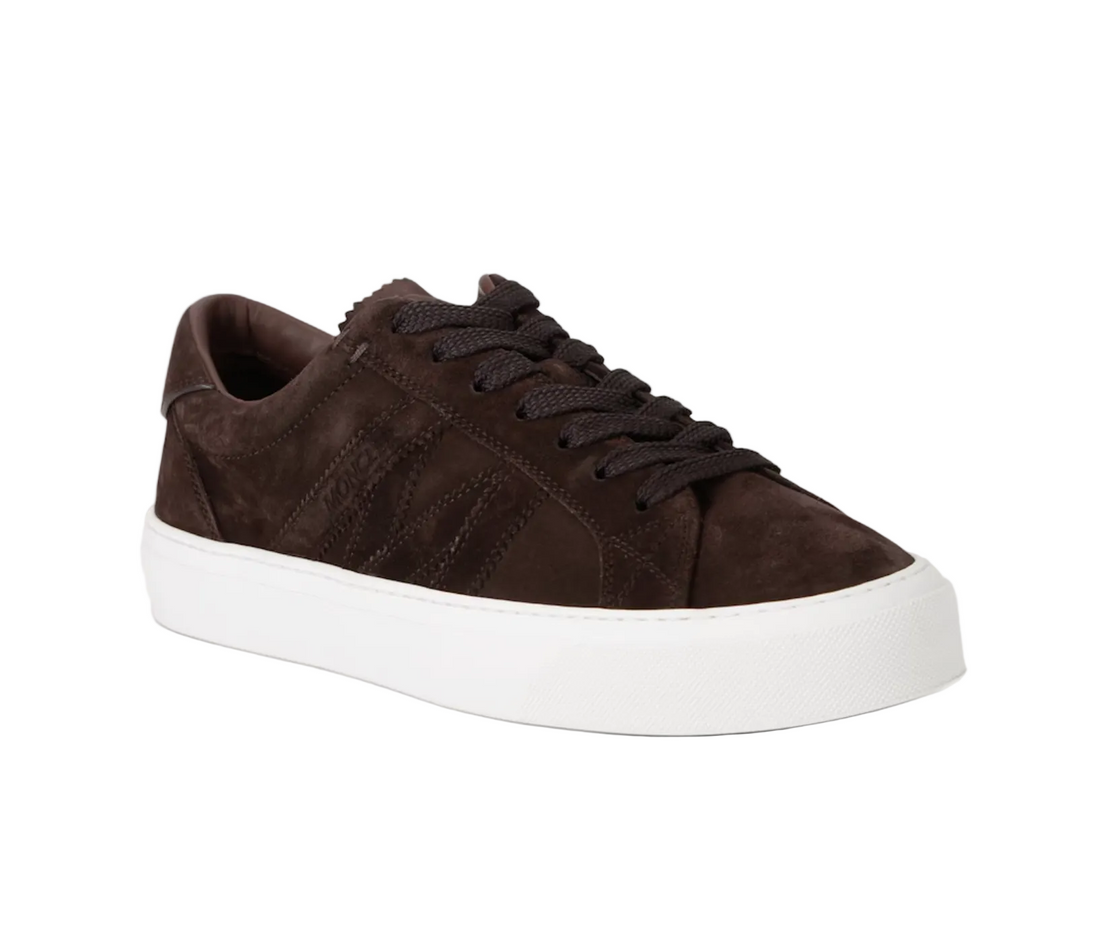 Moncler Monaco Suede Sneaker