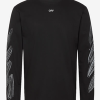 Off-White Scribble Long Sleeve T-Shirt