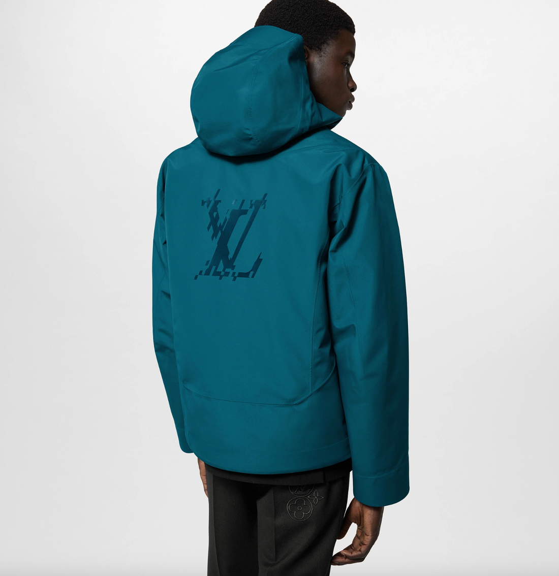 Louis Vuitton Signature Shell Hooded Jacket