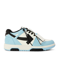 Off-White Out of office Leather Sneaker Light blue Black
