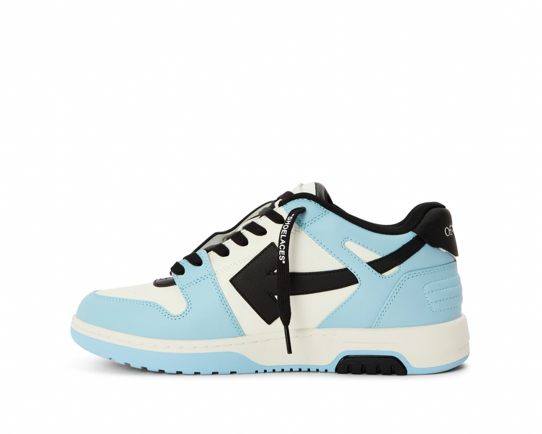 Off-White Out of office Leather Sneaker Light blue Black