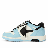 Off-White Out of office Leather Sneaker Light blue Black