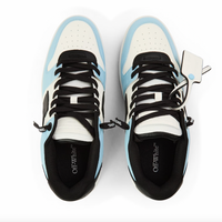 Off-White Out of office Leather Sneaker Light blue Black