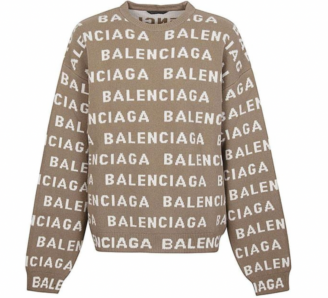 Balenciaga All Over Sweater