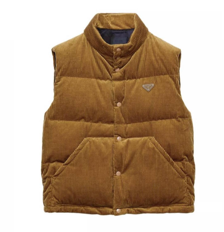 Prada Corduroy Down Vest