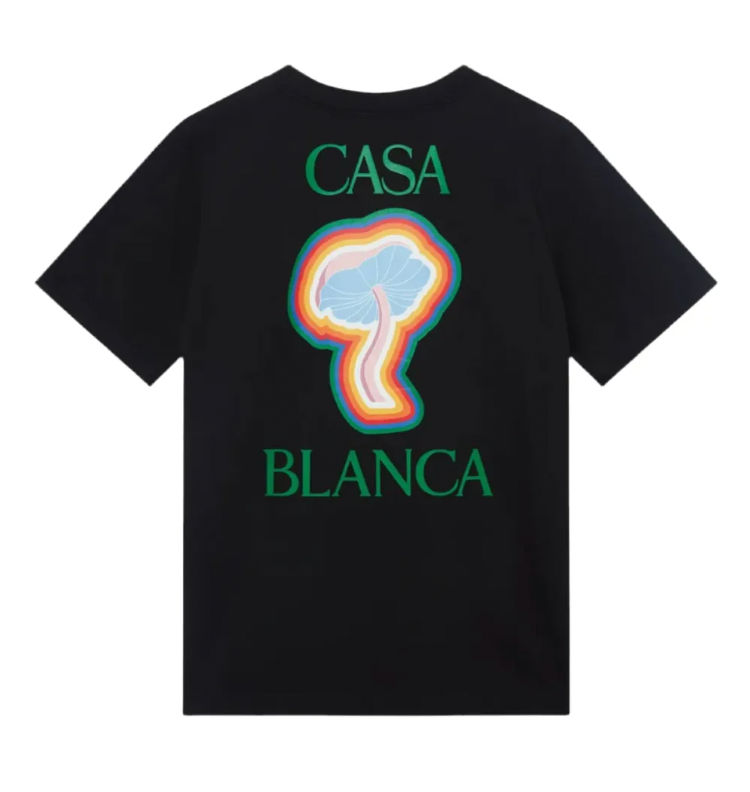 Casablanca Mushroom Printed T-Shirt