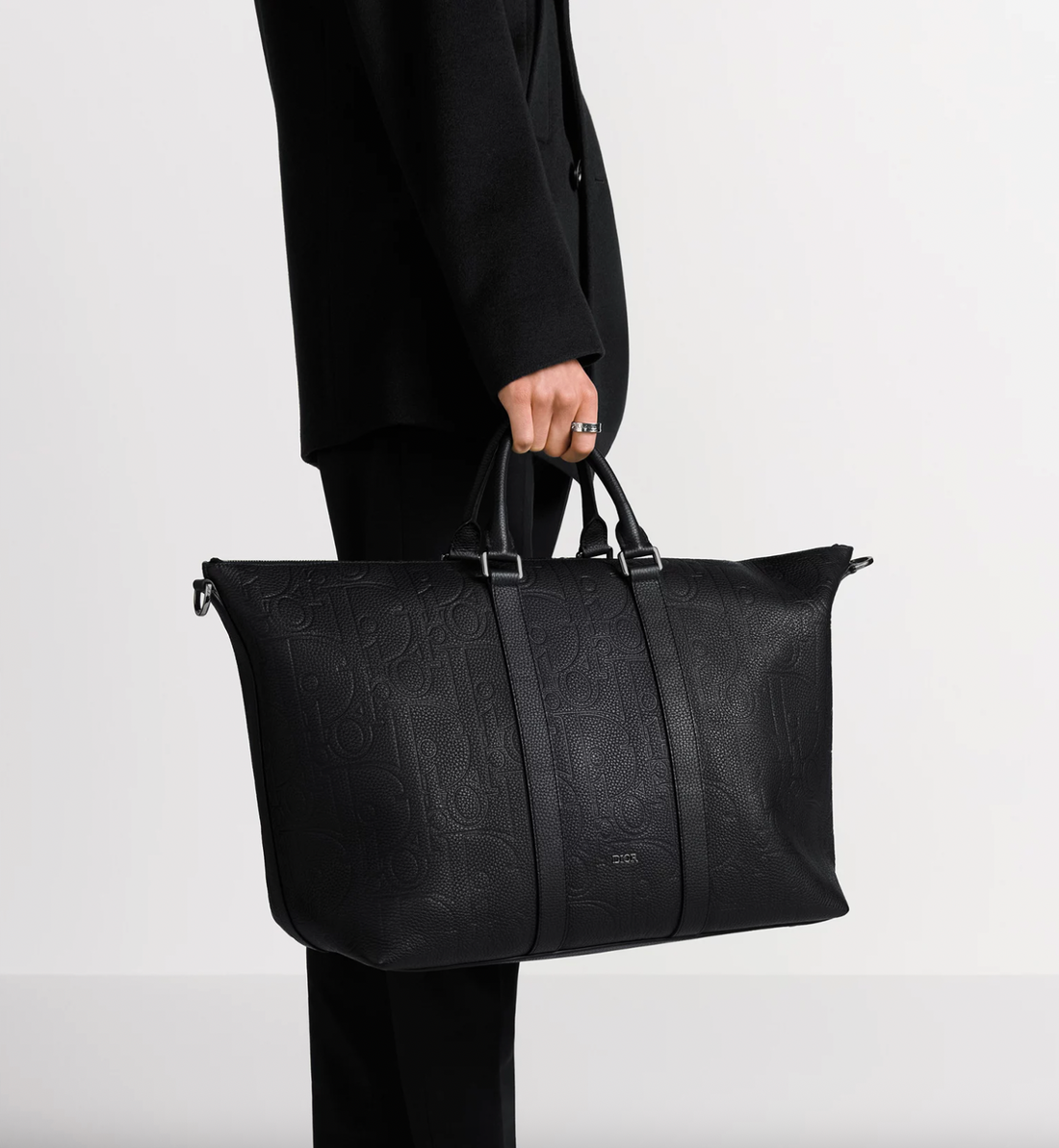 Dior Gravity Leather Duffle Bag 40