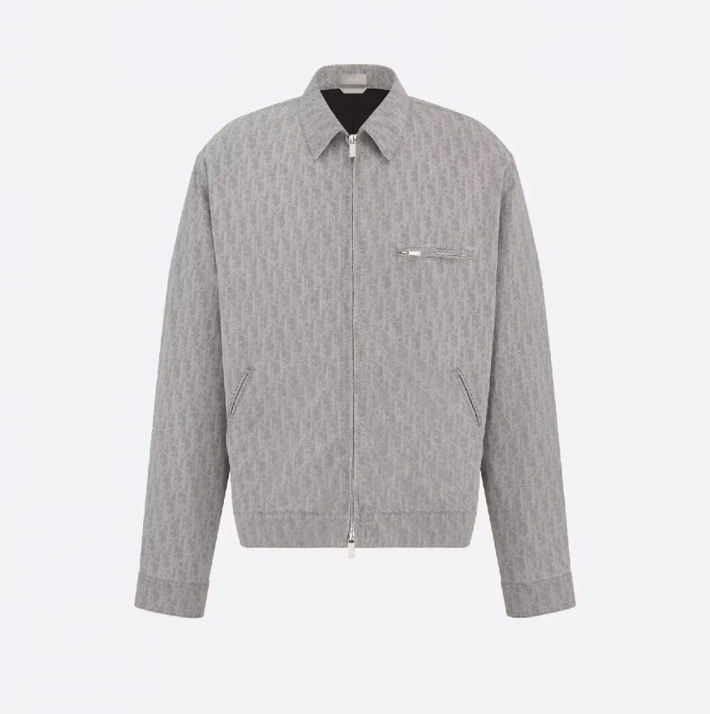 Dior Oblique Zipped Blouson Jacket