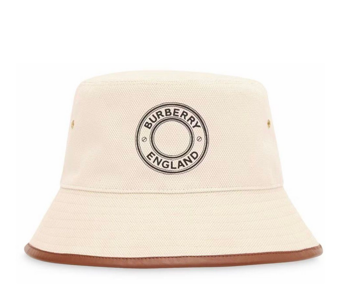 Burberry Archway Logo Applique Bucket Hat