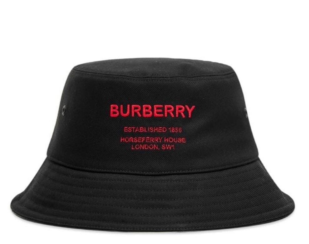 Burberry Cotton Logo Bucket Hat