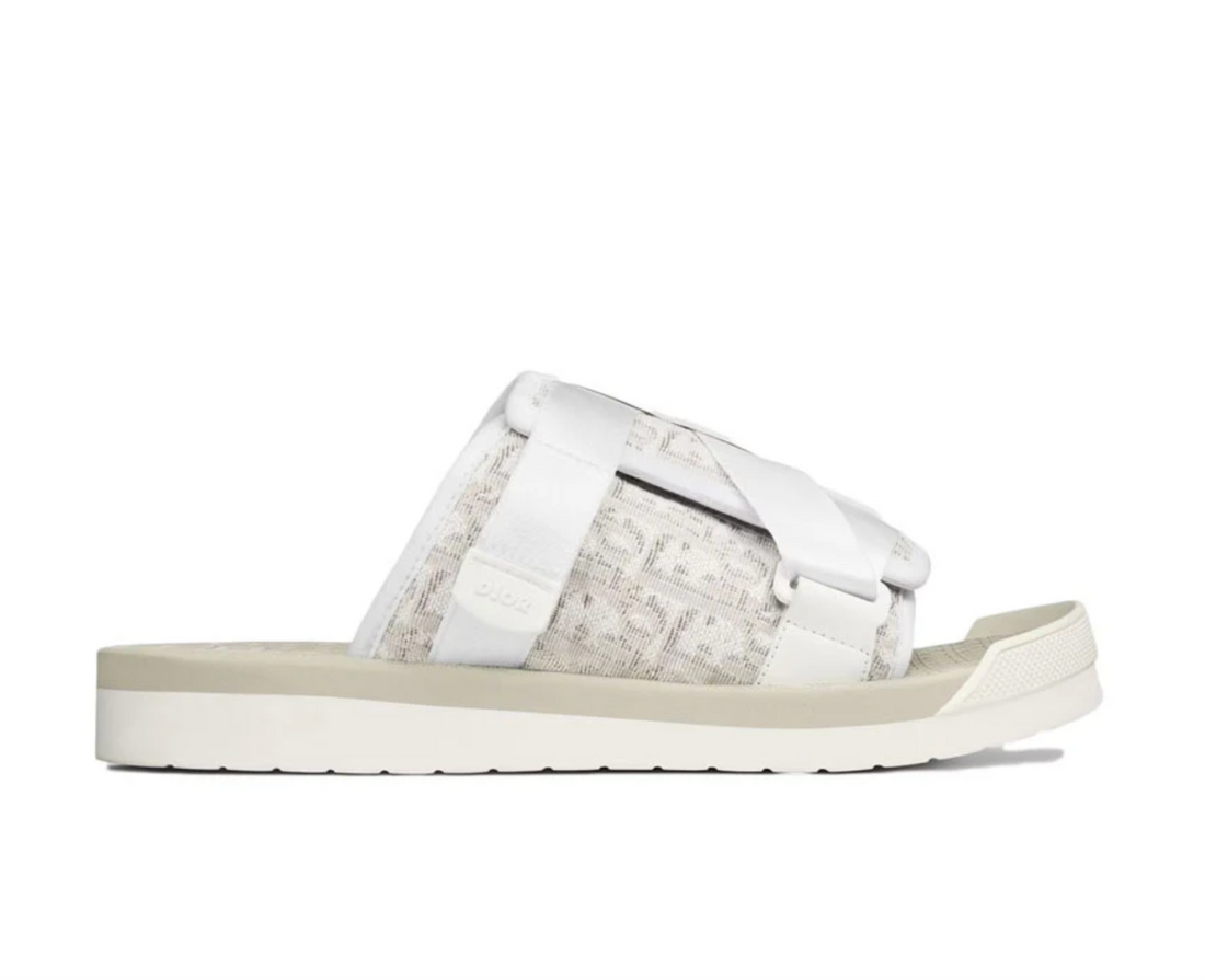 Dior Alpha Oblique Slide Sandals