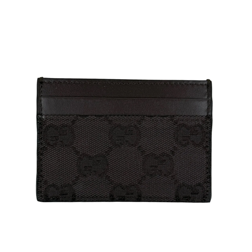Gucci GG Interlocking Brown Card Holder