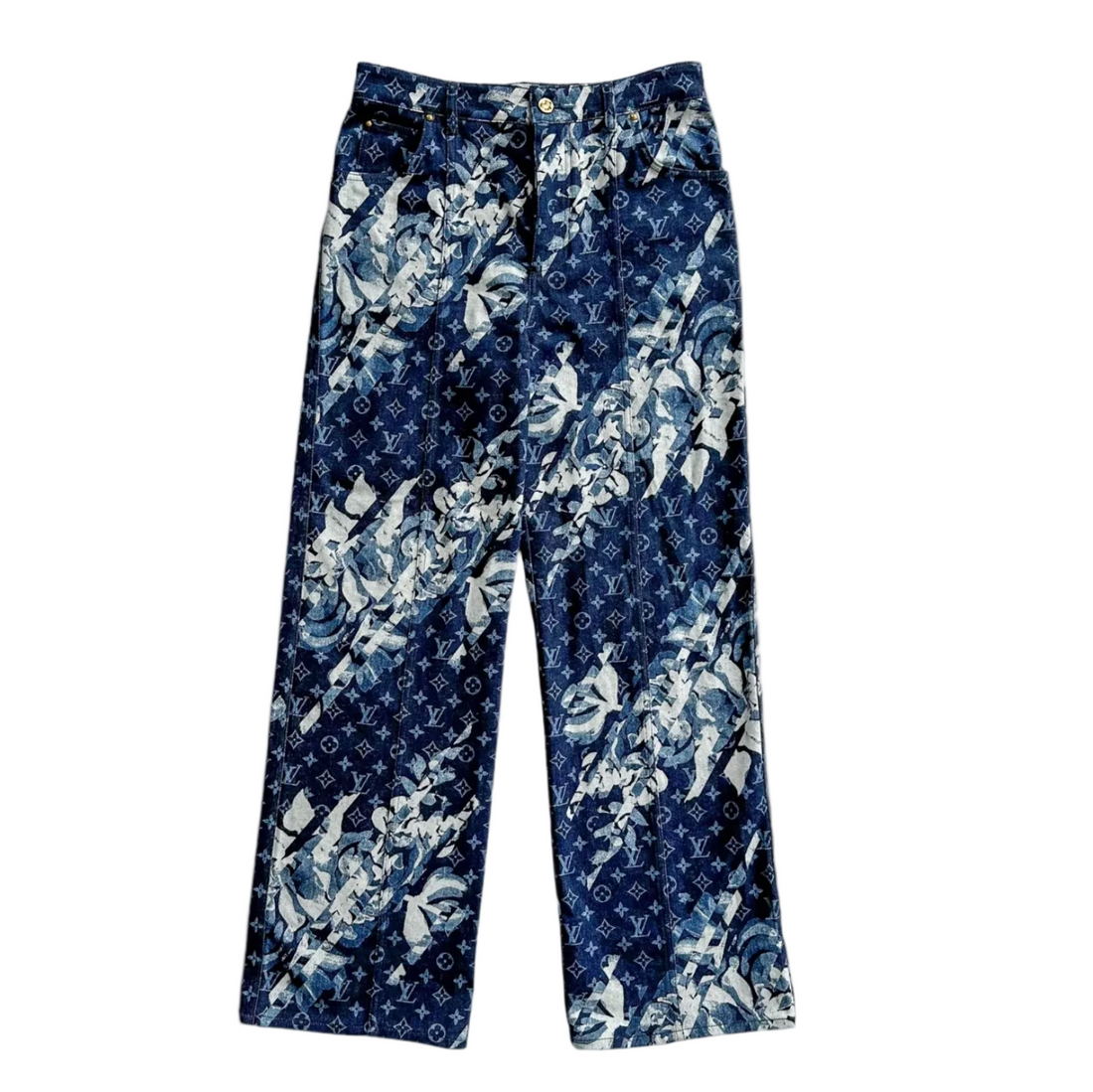 Louis Vuitton Floral Monogram Pants