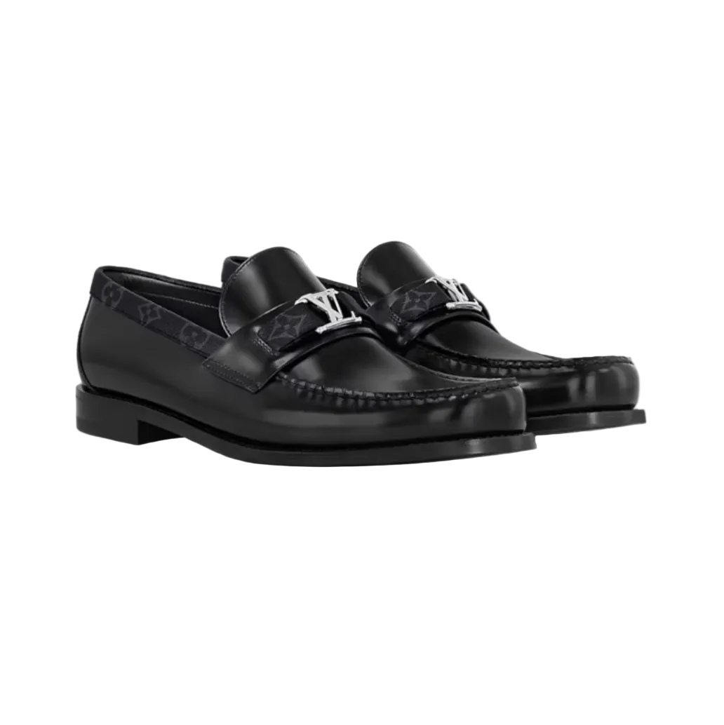 Louis Vuitton Major Eclipse Leather Loafer
