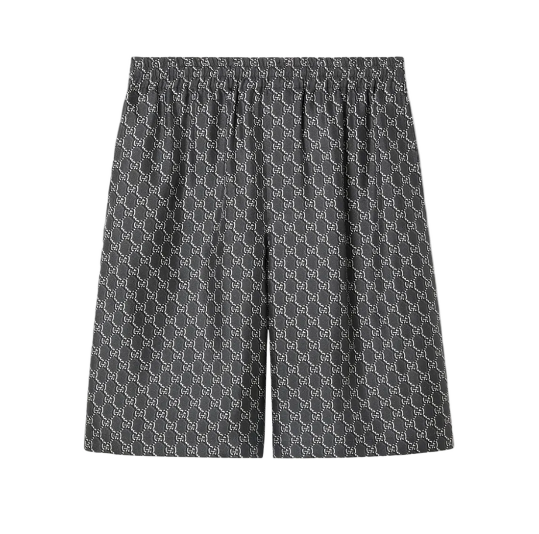 Gucci Shadow GG Silk Shorts