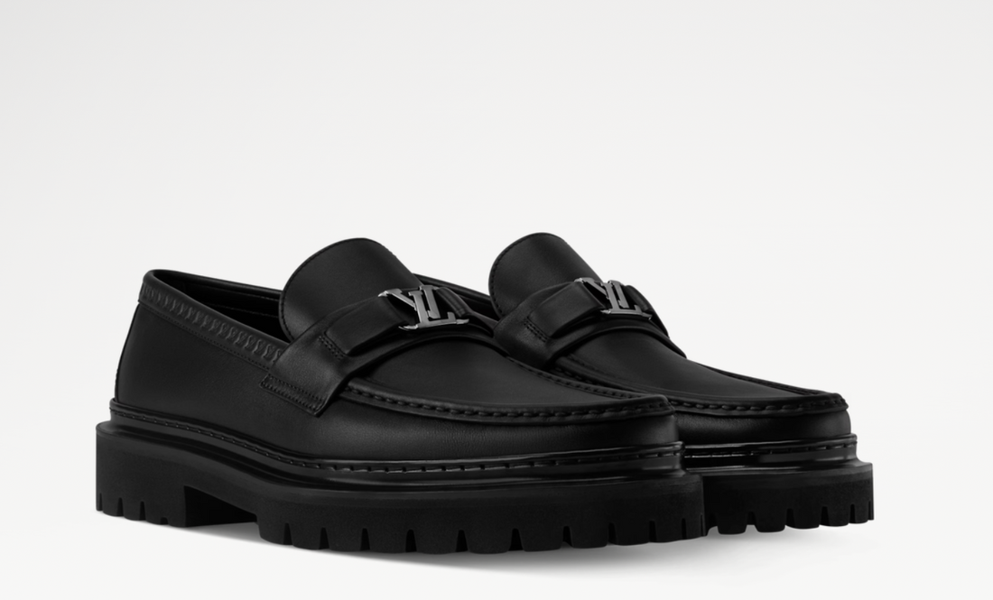 Louis Vuitton Major Loafer Leather Black