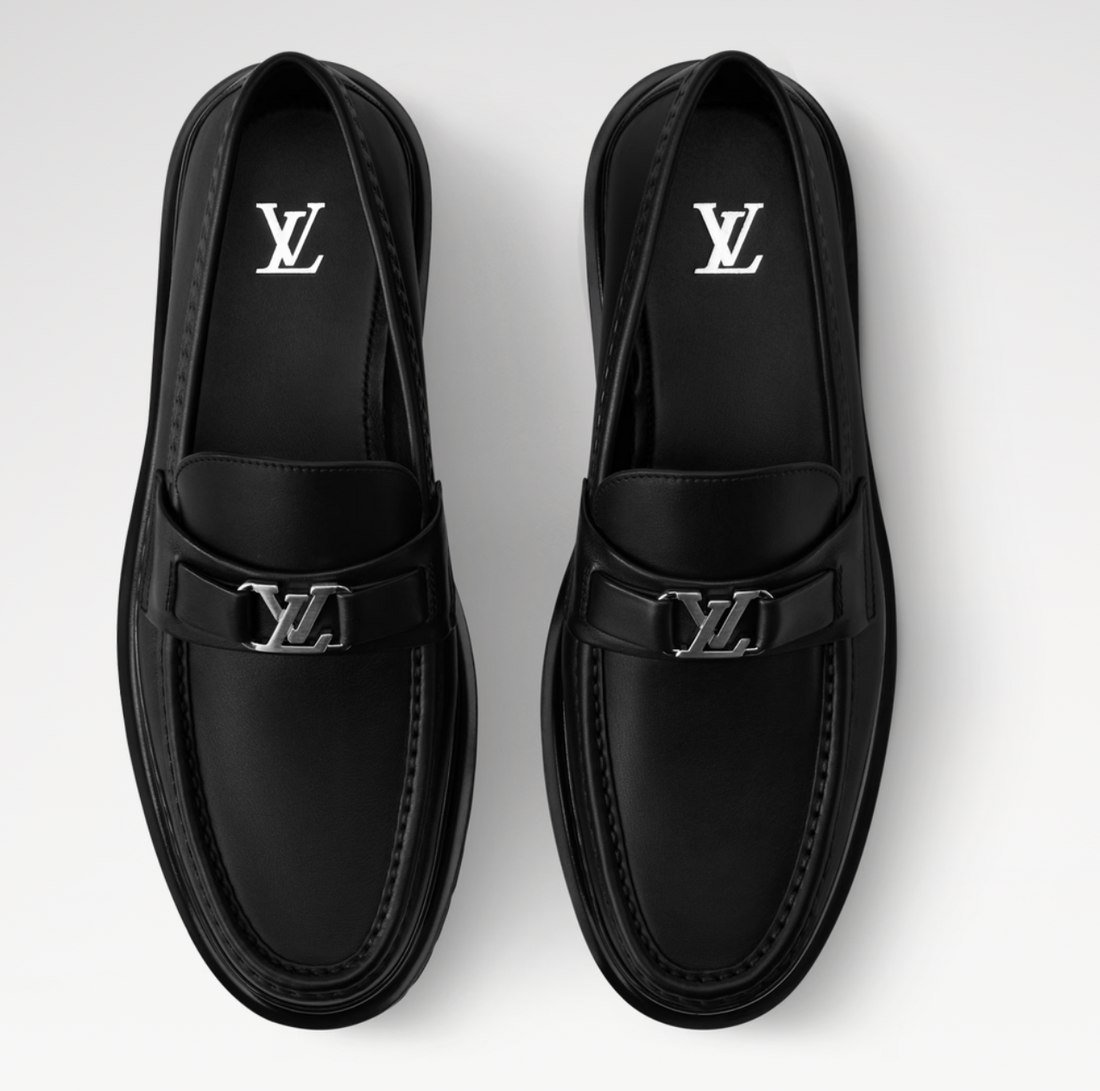 Louis Vuitton Major Loafer Leather Black