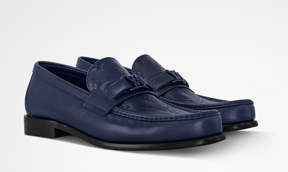 Louis Vuitton Major Loafer Leather Monogram