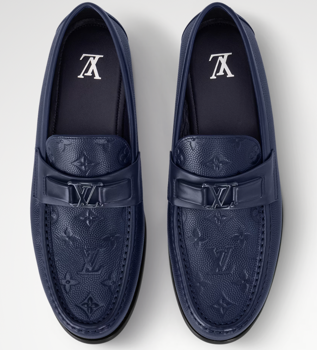 Louis Vuitton Major Loafer Leather Monogram