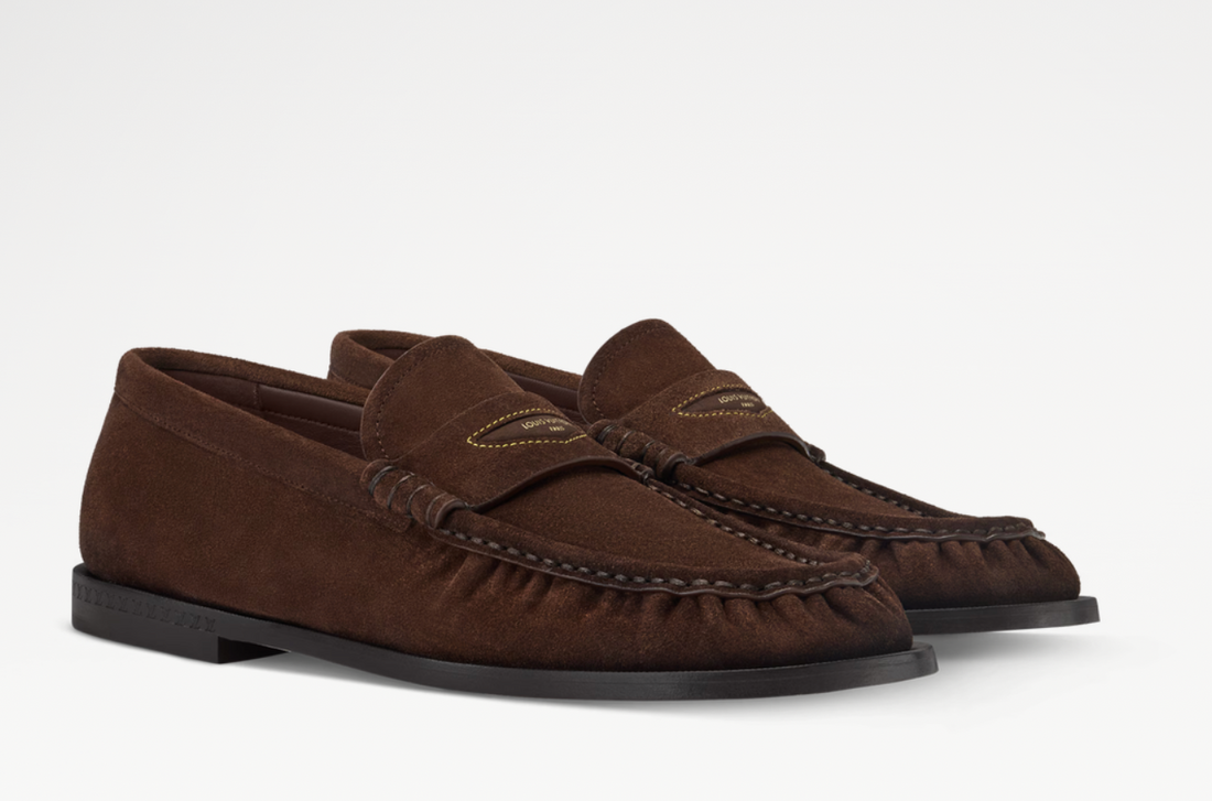 Louis Vuitton Jazz Suede Loafer Brown