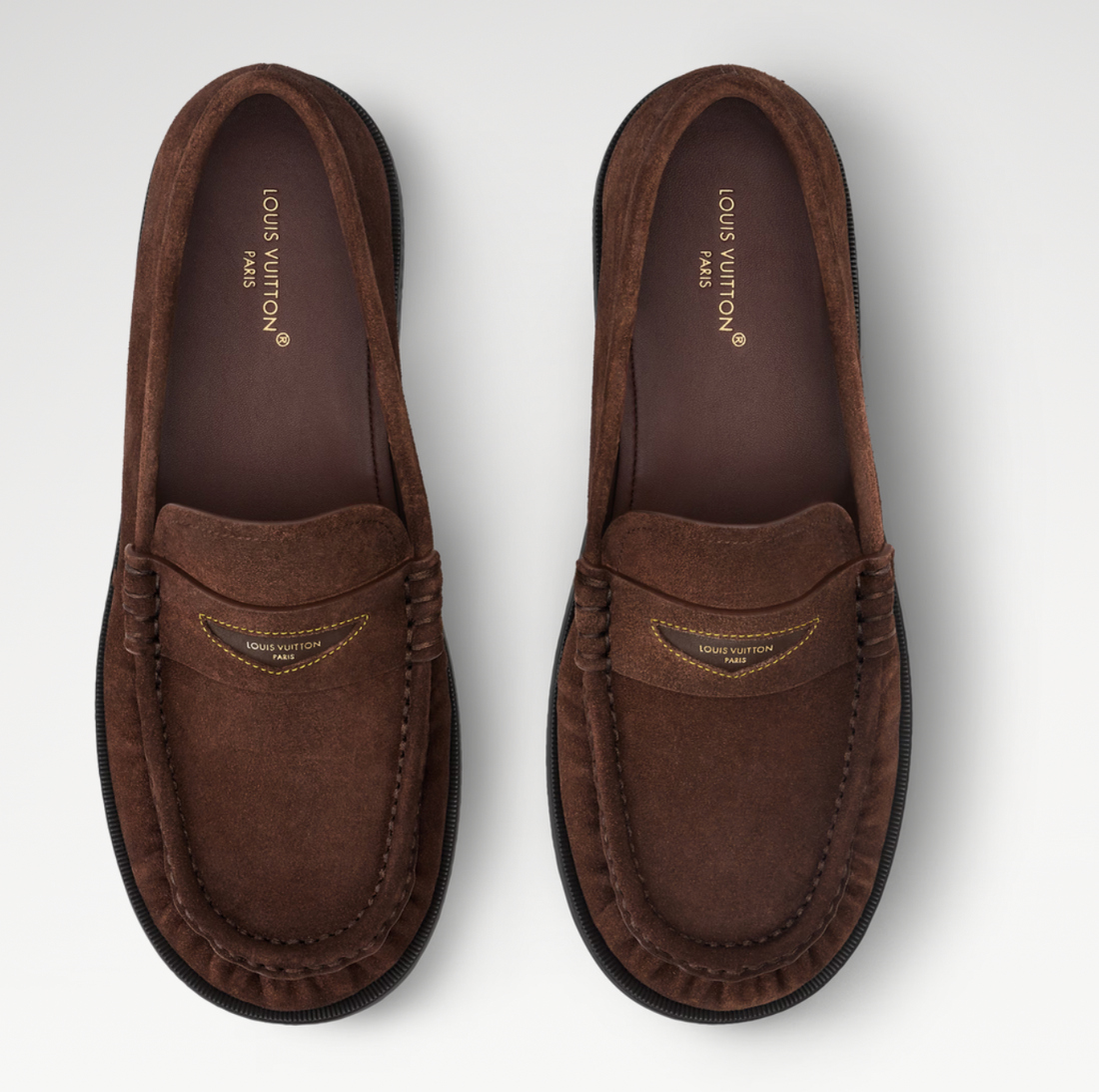 Louis Vuitton Jazz Suede Loafer Brown