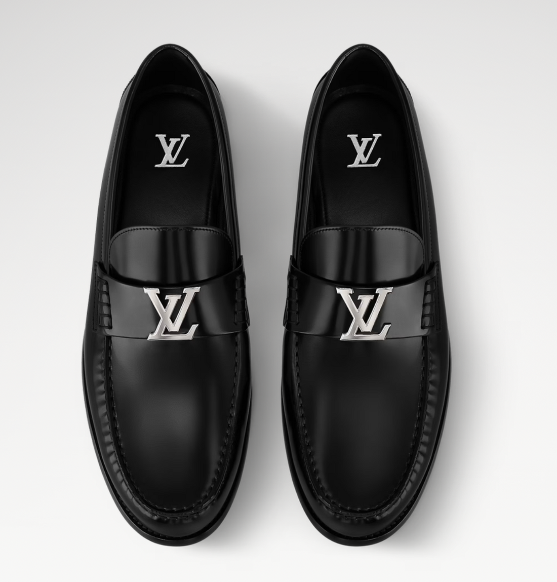 Louis Vuitton Major Loafer Leather Black