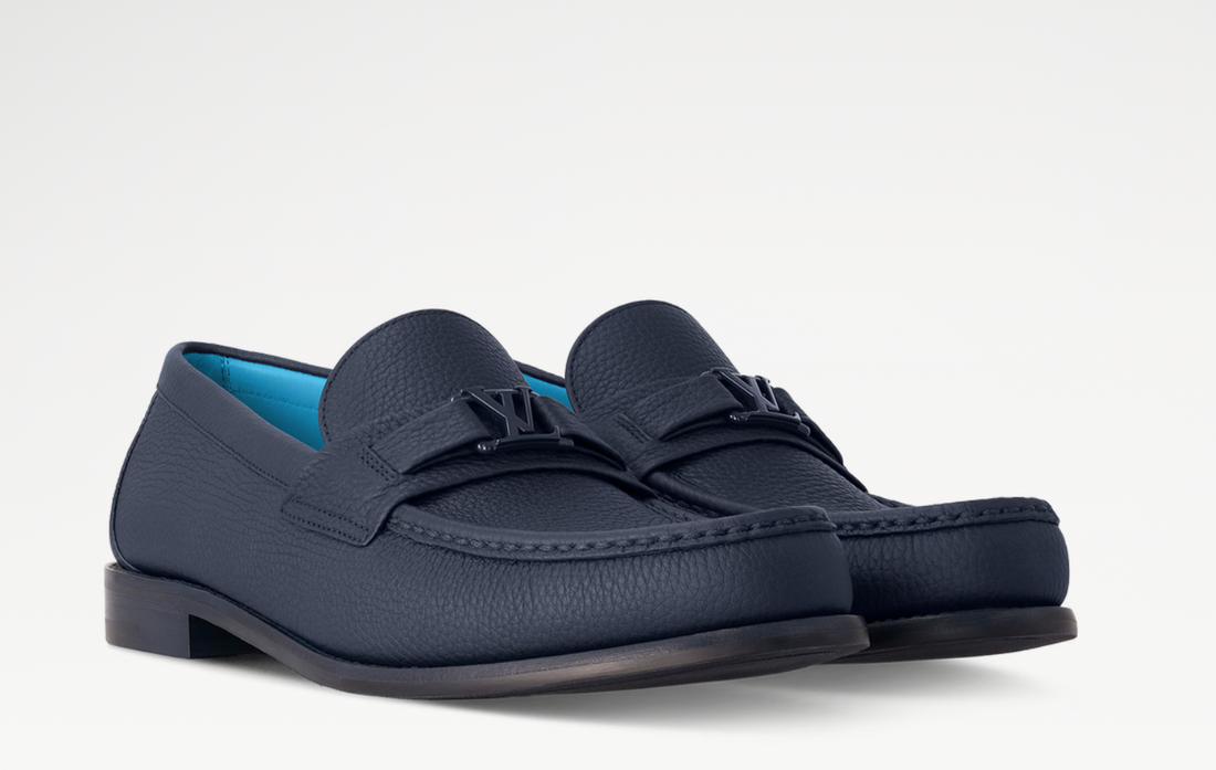 Louis Vuitton Major Loafer Leather Blue