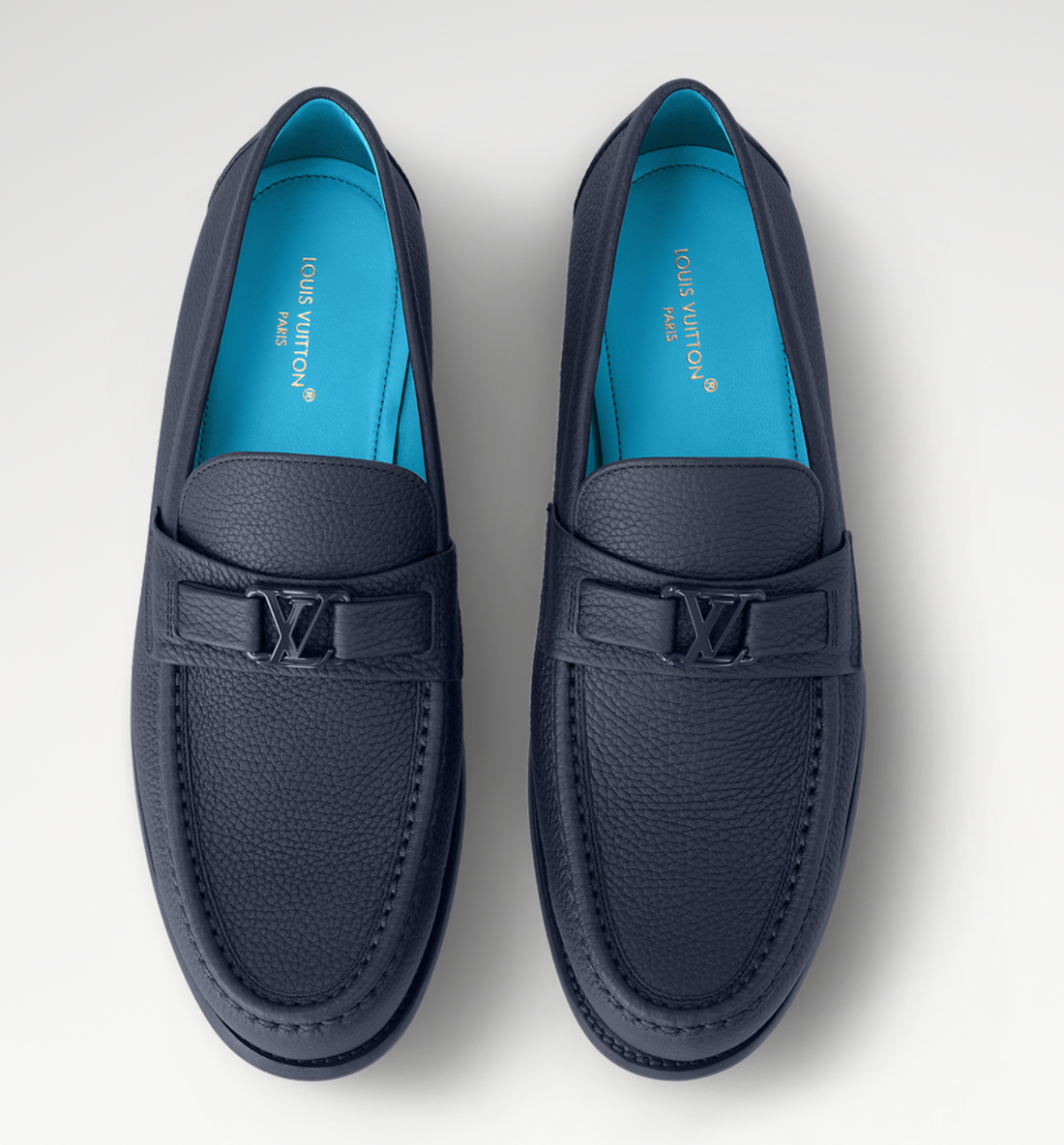 Louis Vuitton Major Loafer Leather Blue