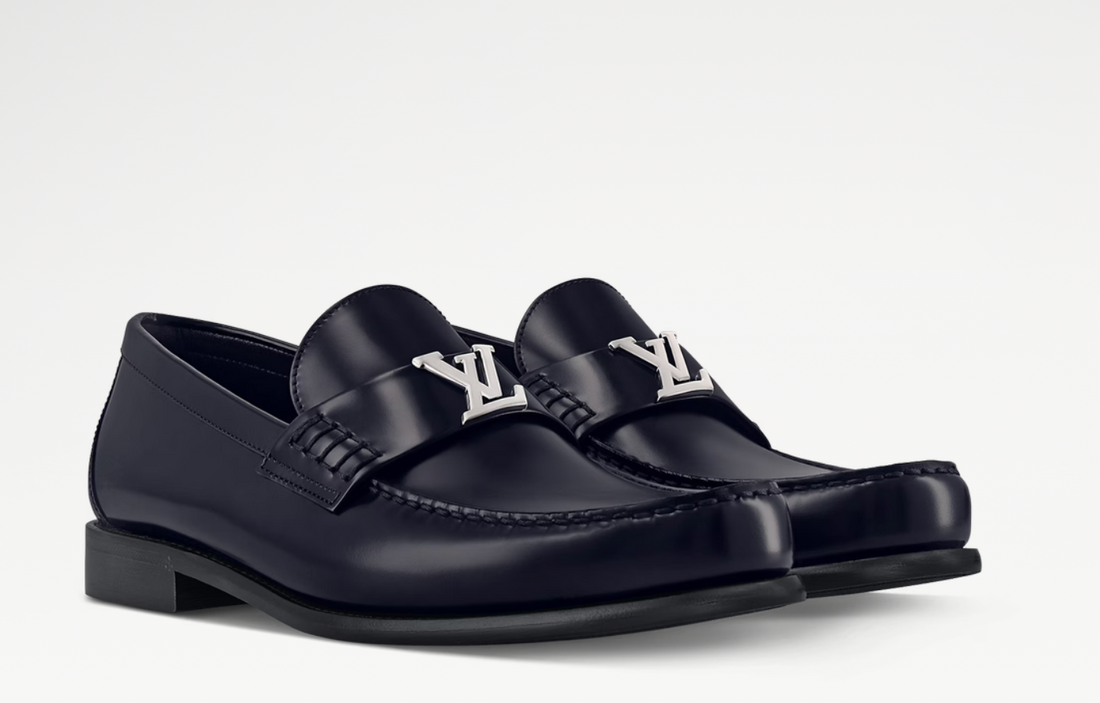 Louis Vuitton Major Loafer Leather Navy