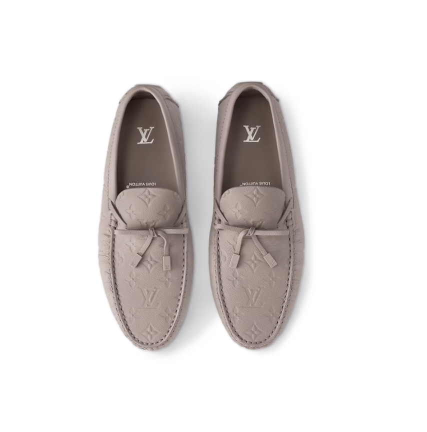 Louis Vuitton Driving Monogram Leather Loafer