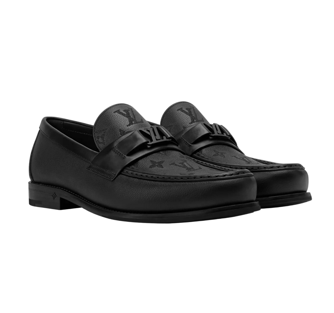 Louis Vuitton Major Monogram Leather Loafer