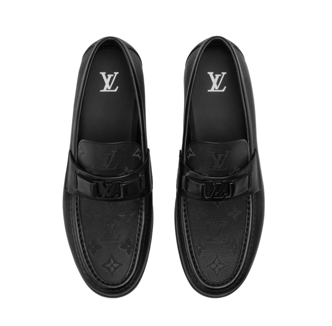 Louis Vuitton Major Monogram Leather Loafer