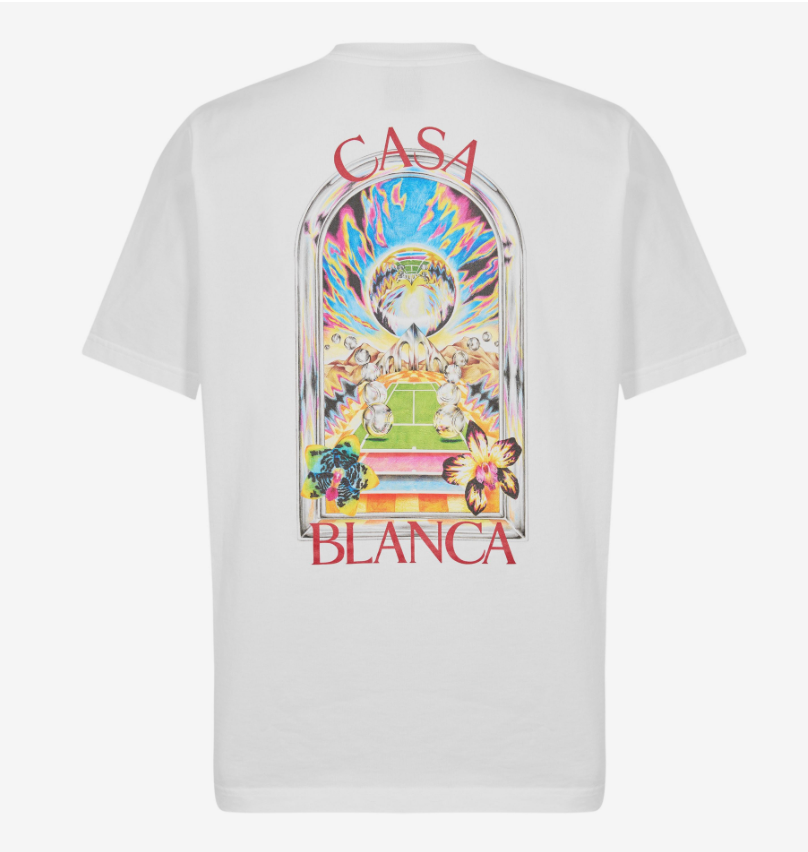 Casablanca Tennis Landscape T-Shirt