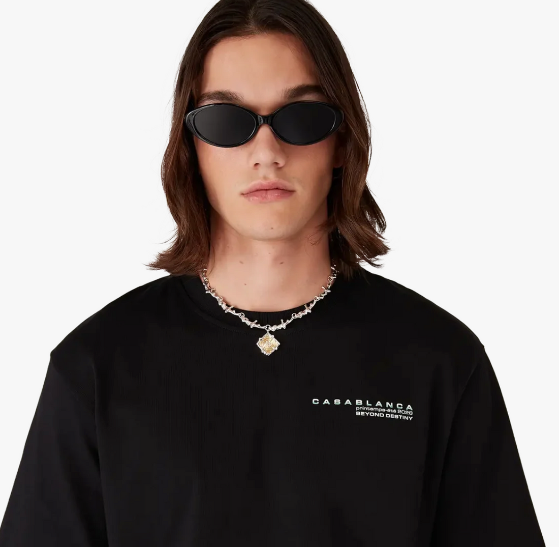 Casablanca Glitch Orchid T-Shirt