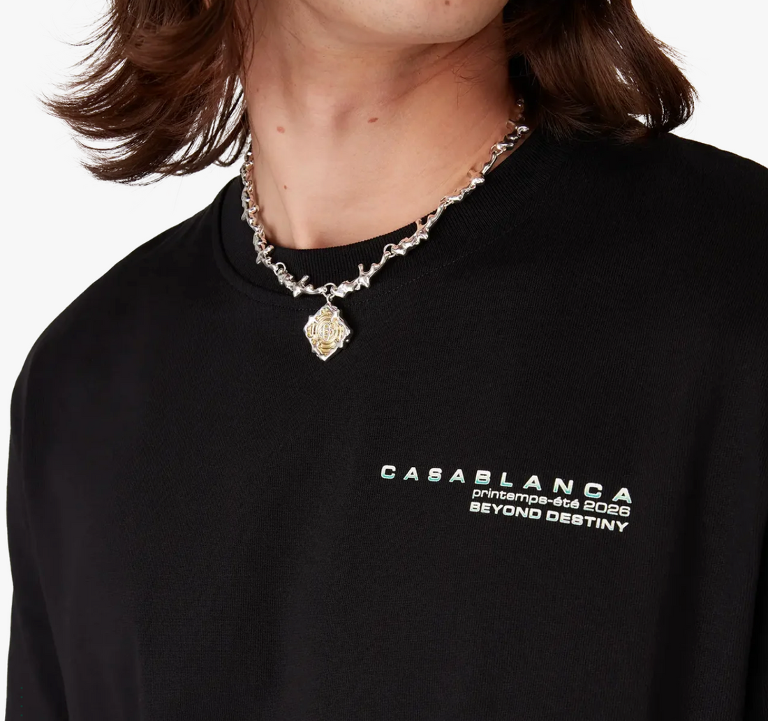 Casablanca Glitch Orchid T-Shirt