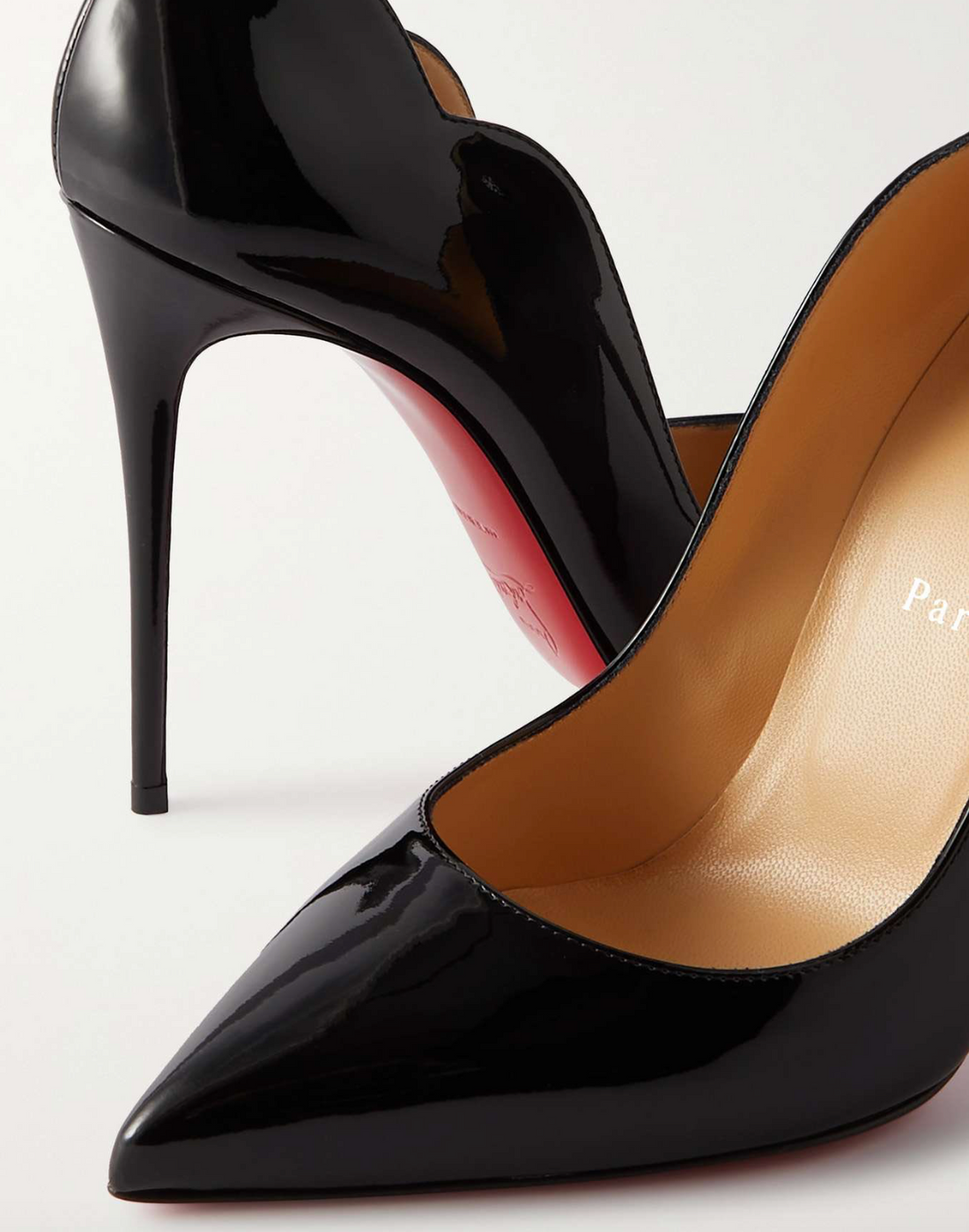 Christian Louboutin Hot Chick 100 patent-leather Pumps